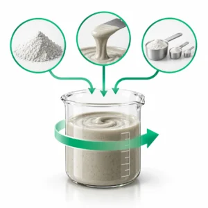 Formulation adaptability through grade viscosity and dosage adjustment
