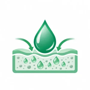 high water retention icon