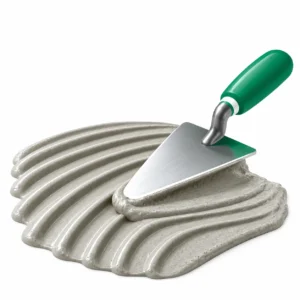 Improved workability for smooth mortar spreading and troweling