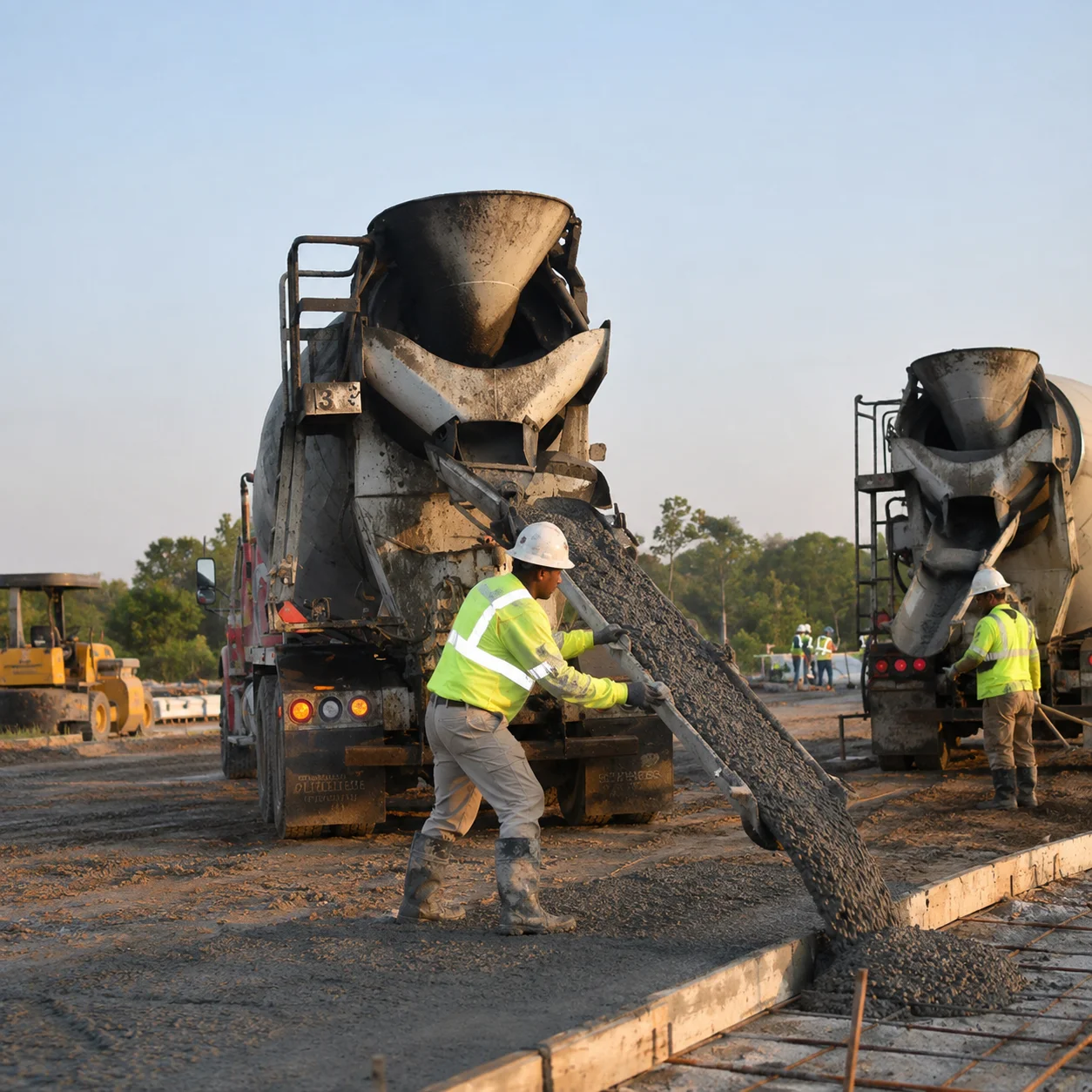 Long-Transport Concrete