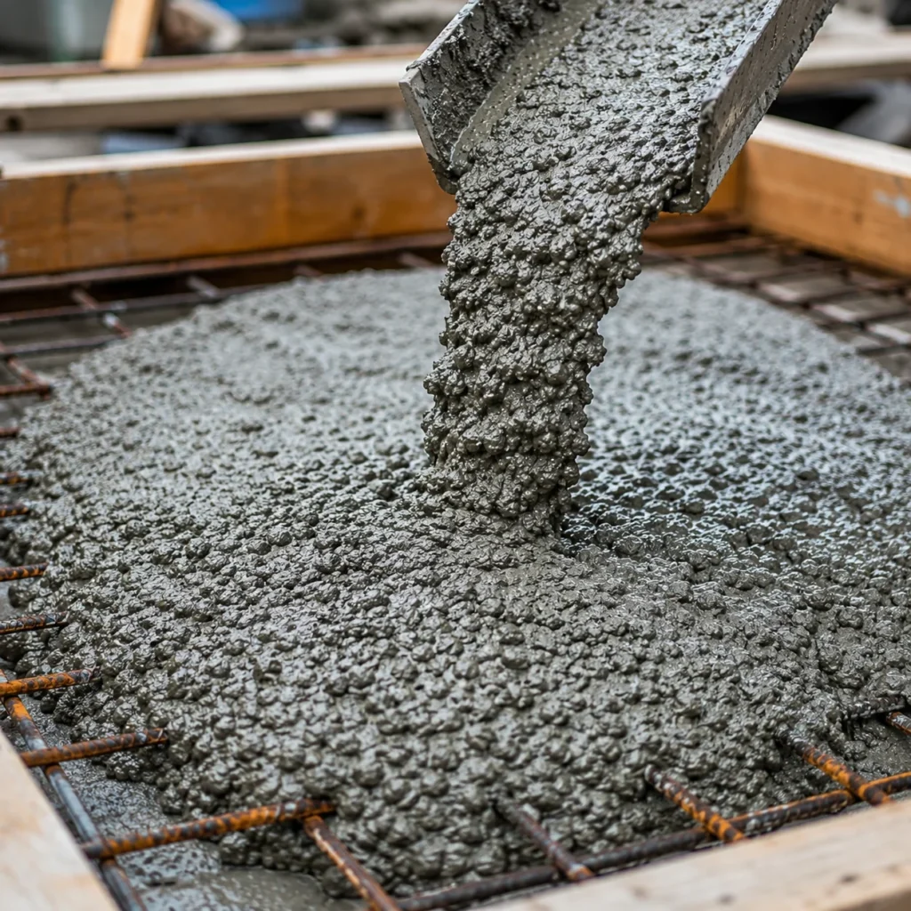 PCE liquid polycarboxylate superplasticizer applied in ready-mix concrete for improved workability and water reduction.