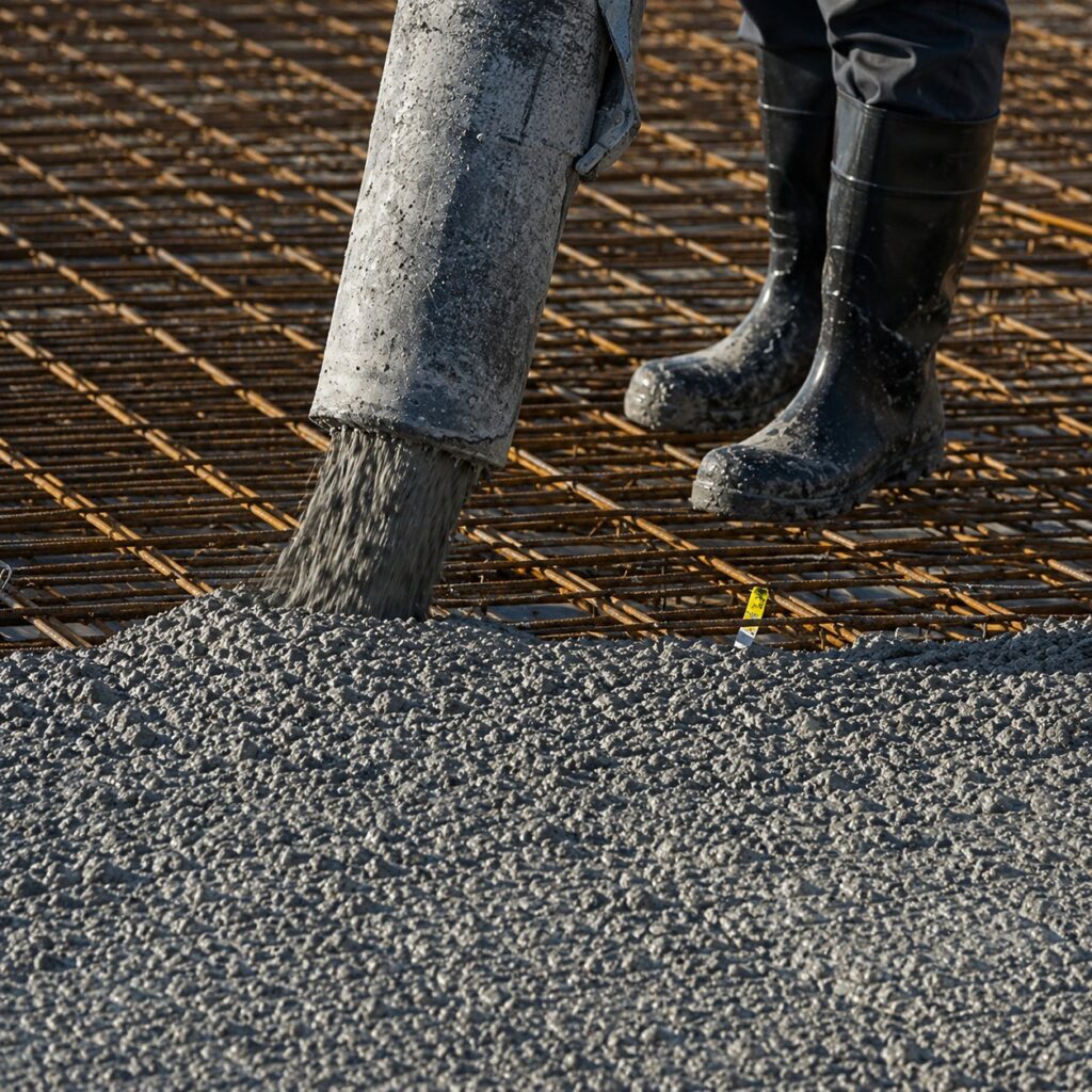 PCE Powder used in ready-mix concrete for improved workability and strength