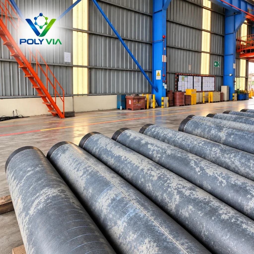 Spun pile factory production using early strength PCE superplasticizer for prestressed concrete