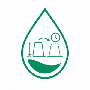 PCE Liquid slump retention performance icon for concrete
