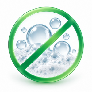 Powder defoamer icon showing efficient foam control in dry-mix mortar