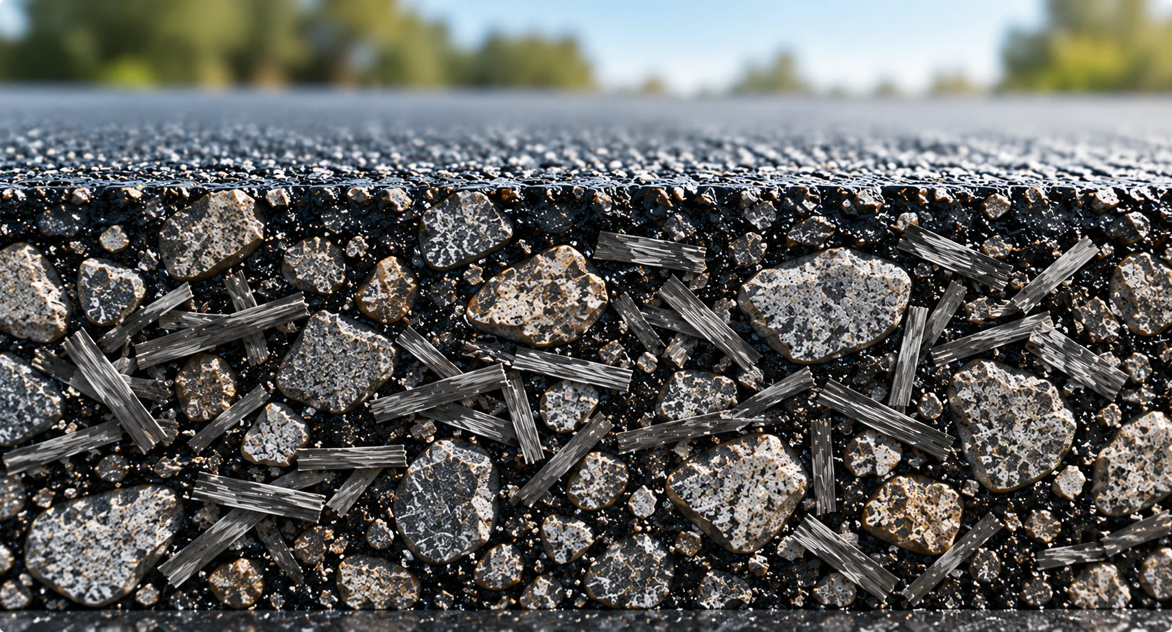 Asphalt Matrix Reinforcement