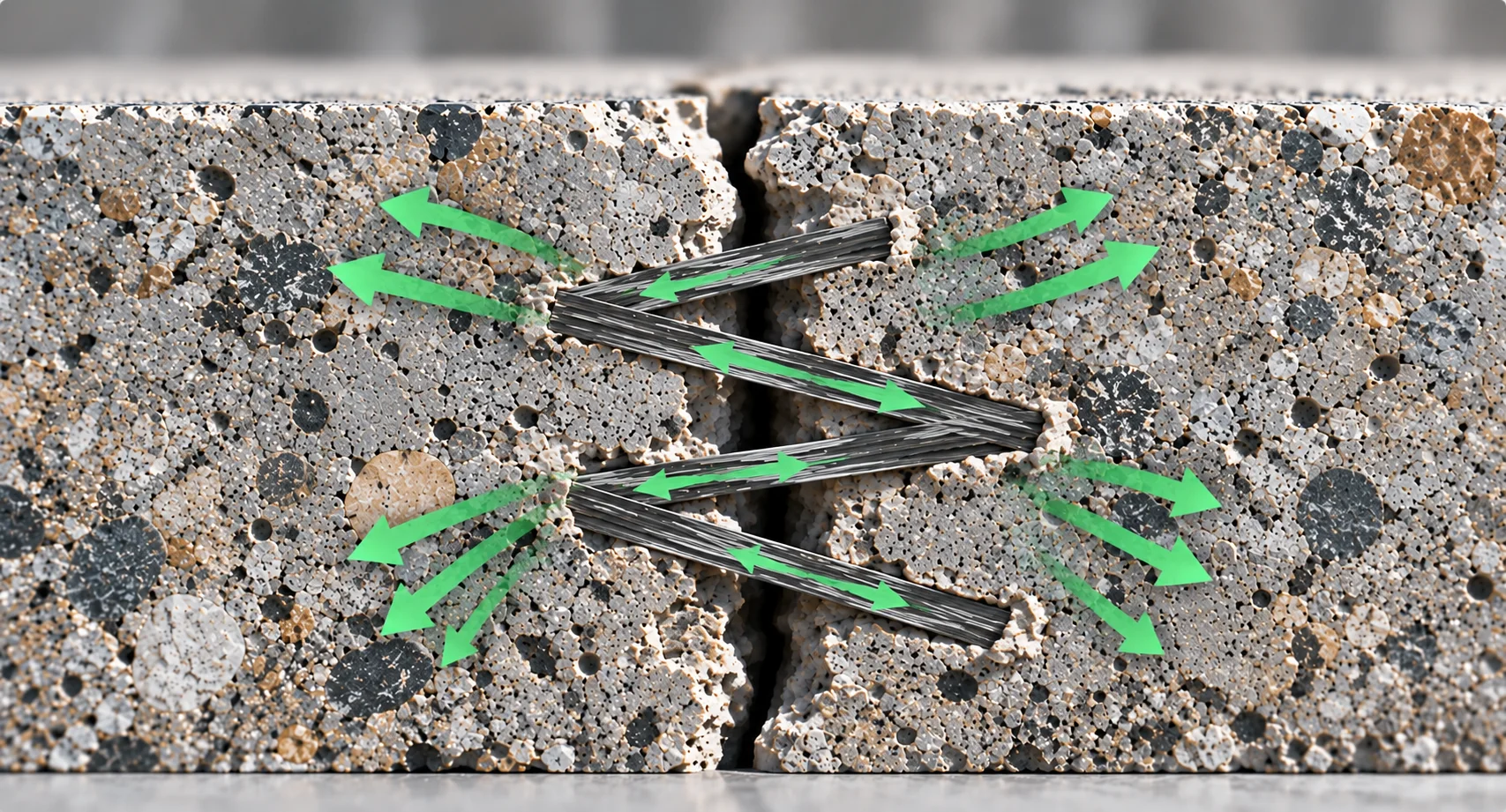 Cementitious Stress Redistribution