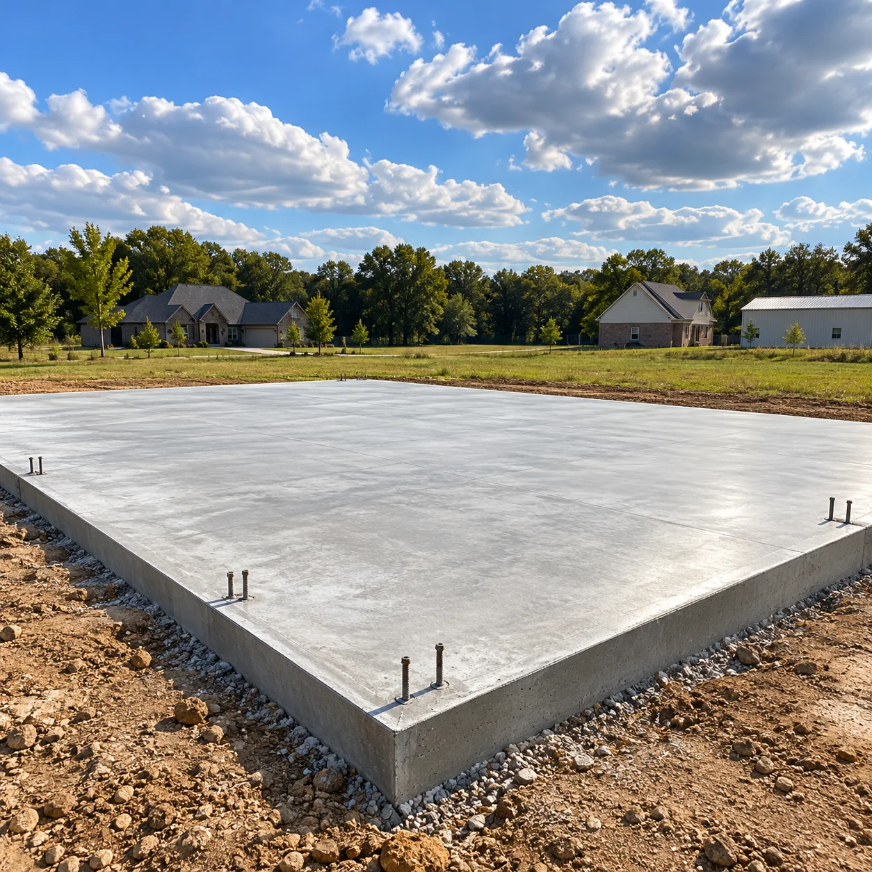 Large-Area Concrete Slabs